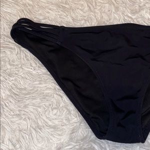 Black bathing suit bottoms